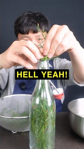 Making Pine Needle Soda #soda #sodapop #pineneedlesoda