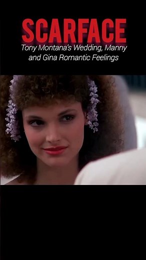 Scarface-1983 Tony & Elvira Wedding Manny& Gina Romantic Feelings #shorts