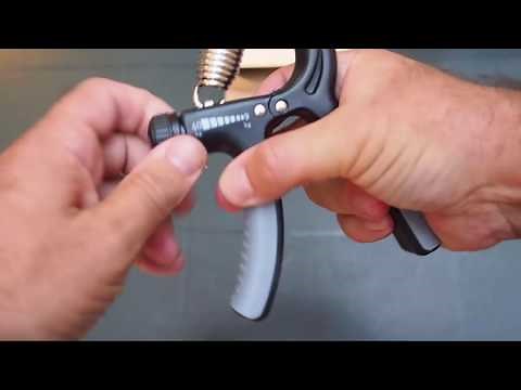 Hand Grip. Entrenamiento agarre mano antebrazo. Fuerza variable