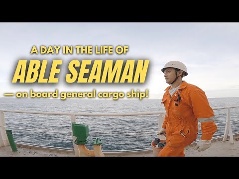 Life At Sea: Day of Able Bodied Seaman (General Cargo Ship) | Seaman Vlog