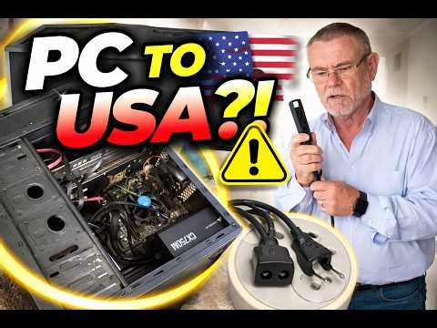 How I Brought My PC to America 🇺🇸 (Flight Tips + US Plug Differences!)