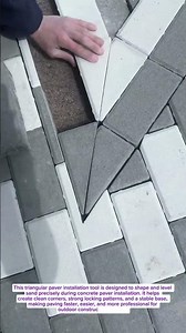 This Simple Triangle Tool Makes Paver Installation Perfect Every Time | Smart Construction Tool