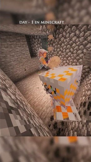 First night in Minecraft… #minecraft