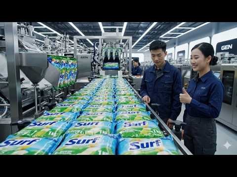 You Use This Every Day! 😱 But Have You Seen How Detergent (Surf) Is Made?