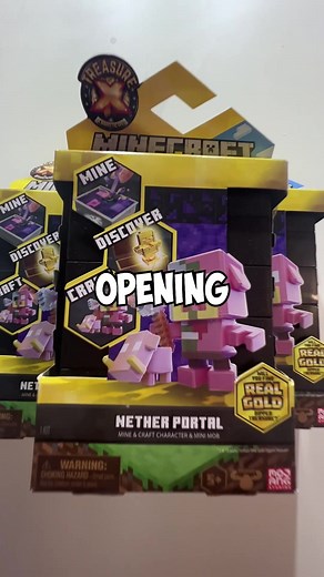 Exploring Minecraft Nether Portal for Rare Totem of Undying