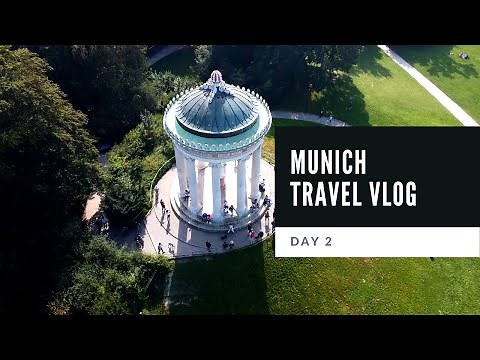 Munich Travel Vlog | Day 2 | Konigsplatz | English Garden | Nude Sunbath Location