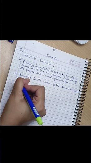 Two definitions of Economics explained simply