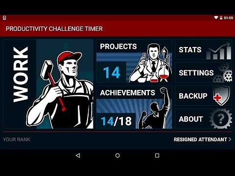 Productivity challenge timer app review