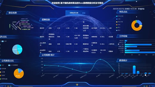 大数据Boss直聘数据分析及可视化