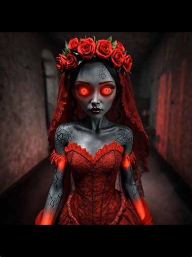 The Shadow Bride Doll #fyp #foryou #anime #creepypasta #horror