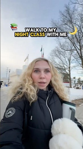 Night Class on Campus 🌙📚