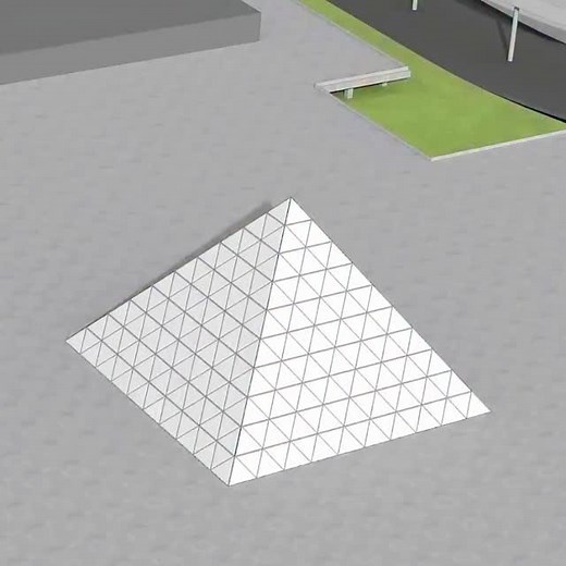 22K views · 269 reactions | Four inverted cones to one golden pyramid #pyramid #architecture #fyp | Sach Side | Facebook