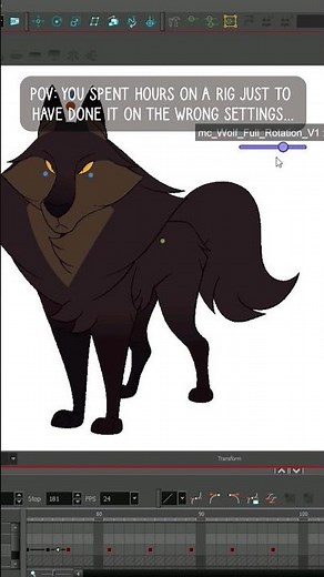 Rigging on the Wrong Settings... #animation #cartoon