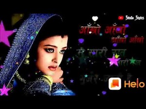 हस्ते हैं तारे मुझे नींद नहीं आती। WhatsApp status best Helo app