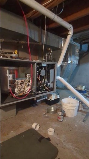high eff furnace install