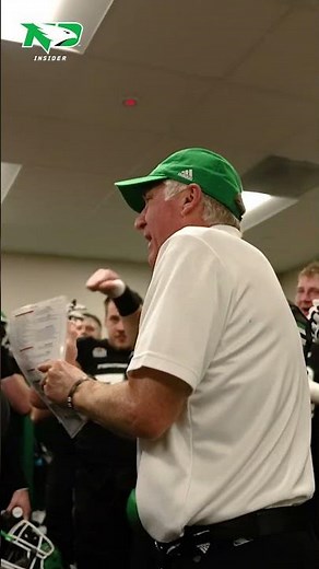 UND Football | Locker Room Celebration vs. Western Illinois | 10.7.23