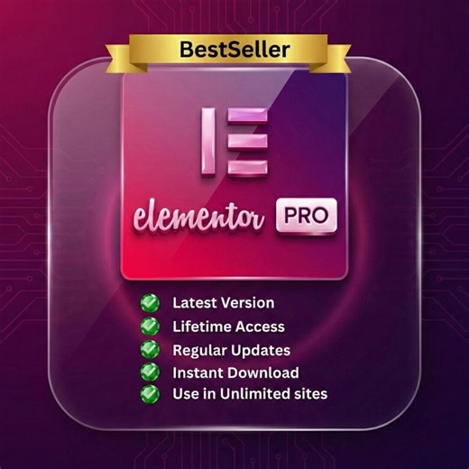 Elementor Pro GPL License | Wordpress Page Builder | Lifetime Use on Unlimited Websites | Instant Delivery - Etsy Canada
