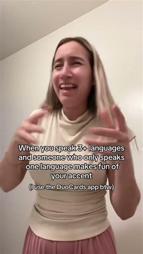 They can make fun of me but i can do the same in 3 different languages #languagelearning #language