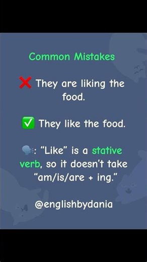Stative Verbs