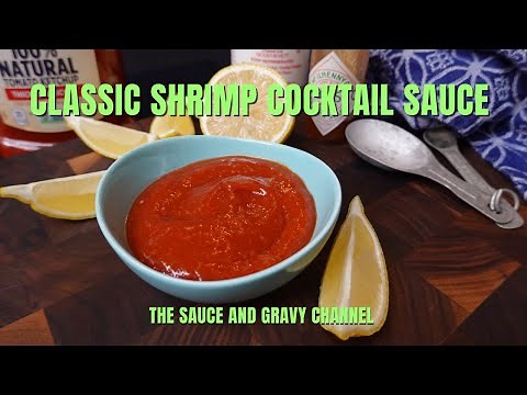 Classic Red Cocktail Sauce | Shrimp Cocktail | Cocktail Sauce | Cocktail Sauce Recipe