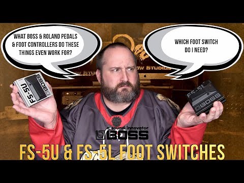 BOSS FS-5L & FS-5U Latching & Momentary Foot Switches