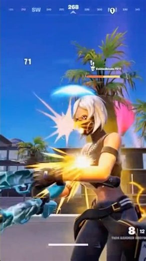 I killed a boss with blue shotguns #epicpartner #fortnite