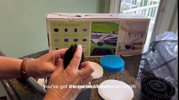 Electric Spin Scrubber, 2023 New 10 in 1 Electric Cleaning Brush Up to 450RPM Powerful Cleaning,1.5H Bathroom Scrubber Dual Speed,Shower Cleaning Brush with Extension Handle for Bathtub Tile Floor