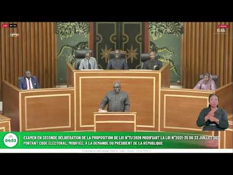 Examen en seconde délibération de loi nº11/2026 modifiant la loi nº2021-35 portant Code électoral