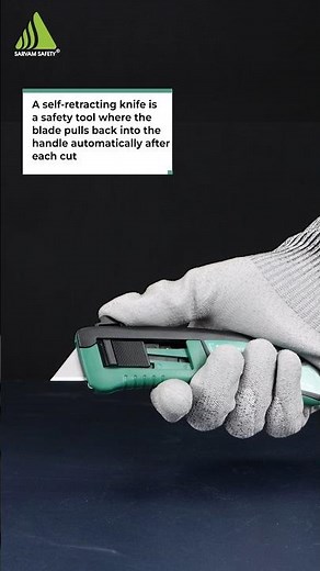 Sarvam SRVM 780 | Safety Knife | Self Retractable | Box Cutter #safetykknife #knife #safetyproducts