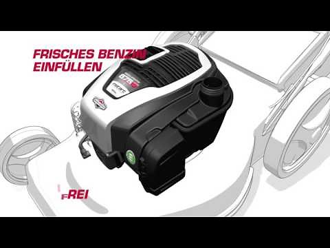 Das erste Starten Ihres Briggs & Stratton 675iS SERIES Motors