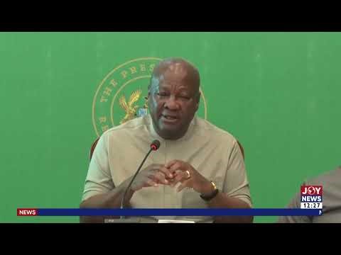 Illegal mining: I don’t kid myself that we don’t have our own people involved - President Mahama.
