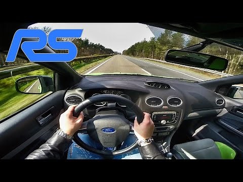 Ford Focus RS MK2 426HP ACCELERATION & TOP SPEED Autobahn POV Test Drive