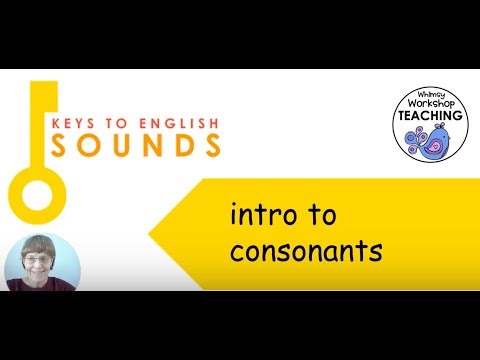 Section 1 ~ Introduction to Consonants