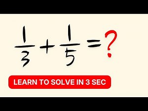 Add Fractions FAST with These Simple Tricks