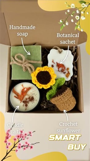 Housewarming Box – Eco Friendly Spa Set, Cozy New Home Basket