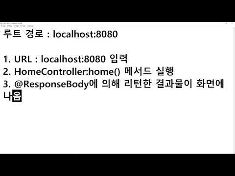 26 01 03, Spring Boot Basics, Lesson 4, Response processing for /home/main requests, @Controller,...