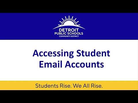 DPSCD Accessing Student Email