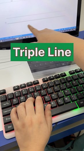 How to insert many types of line . . . #ExcelForBeginners #MSExcel...