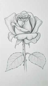 😳 Rose Sketching Trick Nobody Told You! 🔥 Beginners Love This! #shorts