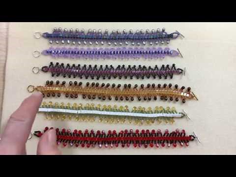 Jacobs Ladder - Beginners Ladder Stitch Bead Bracelet Tutorial