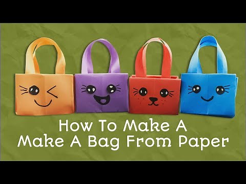 Make Your Own PAPER BAGS Like a Pro