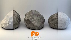 3D Rock - Asset Workflow [Timelapse]