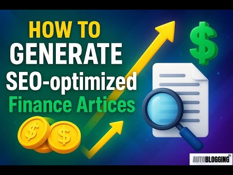 Best Way to Write Finance Blogs for SEO (Step-by-Step Guide)