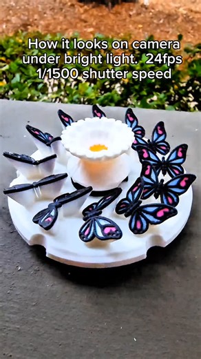 A quick look into two methods for viewing one of our zoetrope spinners and how they look to the naked eye. #3dprinting #zoetrope #satisfying #animation #butterfly | A Pyro Design