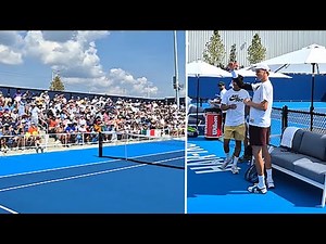 Sinner’s Reaction to Fans Singing Happy Birthday on the Practice CourtㅣCincinnati 2025