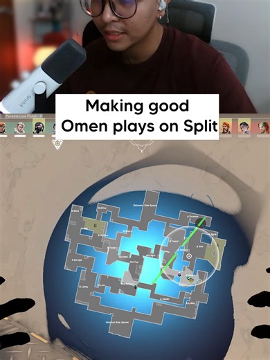 Good Omen Gameplay on Split in Valorant