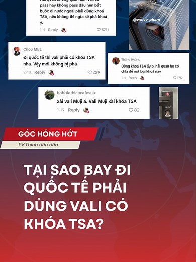 Vali Muji khóa TSA cho mùa du lịch