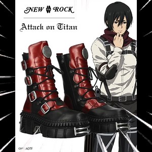 🚀 New Rock × ATTACK ON TITAN! pre-order limited-edition boots that fuse heavy-rock spirit with the iconic anime aesthetic. If you live for manga, and Japanese culture… this is your next pair. 🔥👾 | Newrock