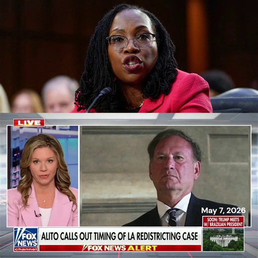 🚨 JUST IN: Supreme Court Justice Ketanji Jackson is facing HUGE backlash after complaining — SCOTUS' ruling against racial gerrymandering House districts "compromised the court's impartiality in political patters"Is she SERIOUS 🤡The SAME liberal who reportedly DELAYED and STONEWALLED the Callais ruling from coming out sooner to try and help the Democrats.The same justice who REPEATEDLY ends up the sole leftist dissenter on opinions and has to get called out by her fellow justices for being bat