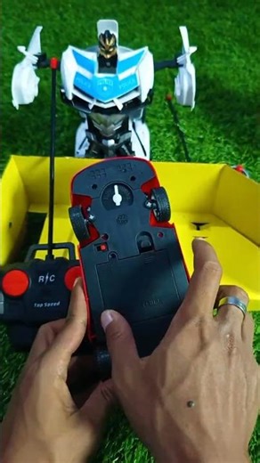 Unboxing and Testing Toys Remote Control McQueen and RC Car Police Transformer No Talking ASMR Video